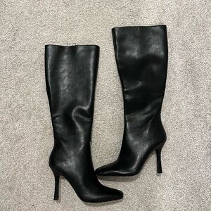 Steve Madden Black Heeled Boots